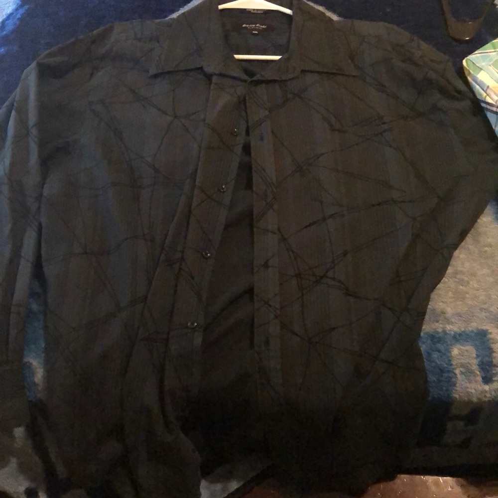 Black button Up Long Sleeve Shirt